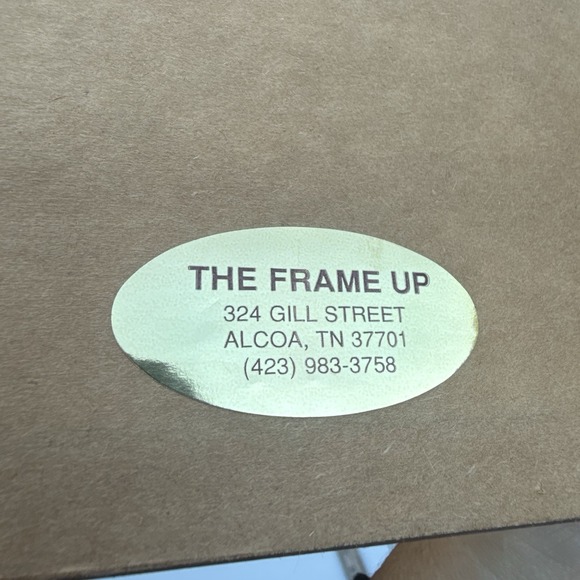 Mini Needlepoint Art Framed And Matted Of A Quite Country Chic Handmade - Picture 5 of 7